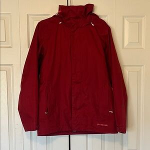 Patagonia Women's Crimson Red Hooded Ski Jacket
